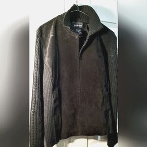 LG Style&Co Suede Sweater